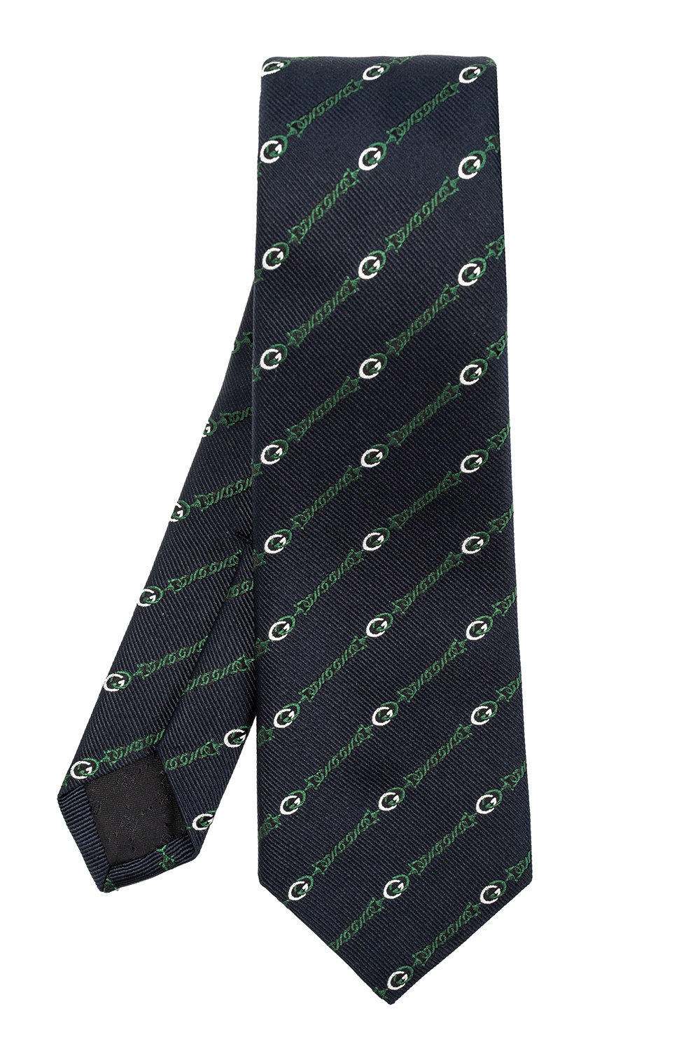 Deals Gucci Interlock GG Black Wide Tie